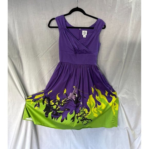 Disney Dress Shop Maleficent and Dragon Dress Sleeveless Purple XS - Picture 1 of 7